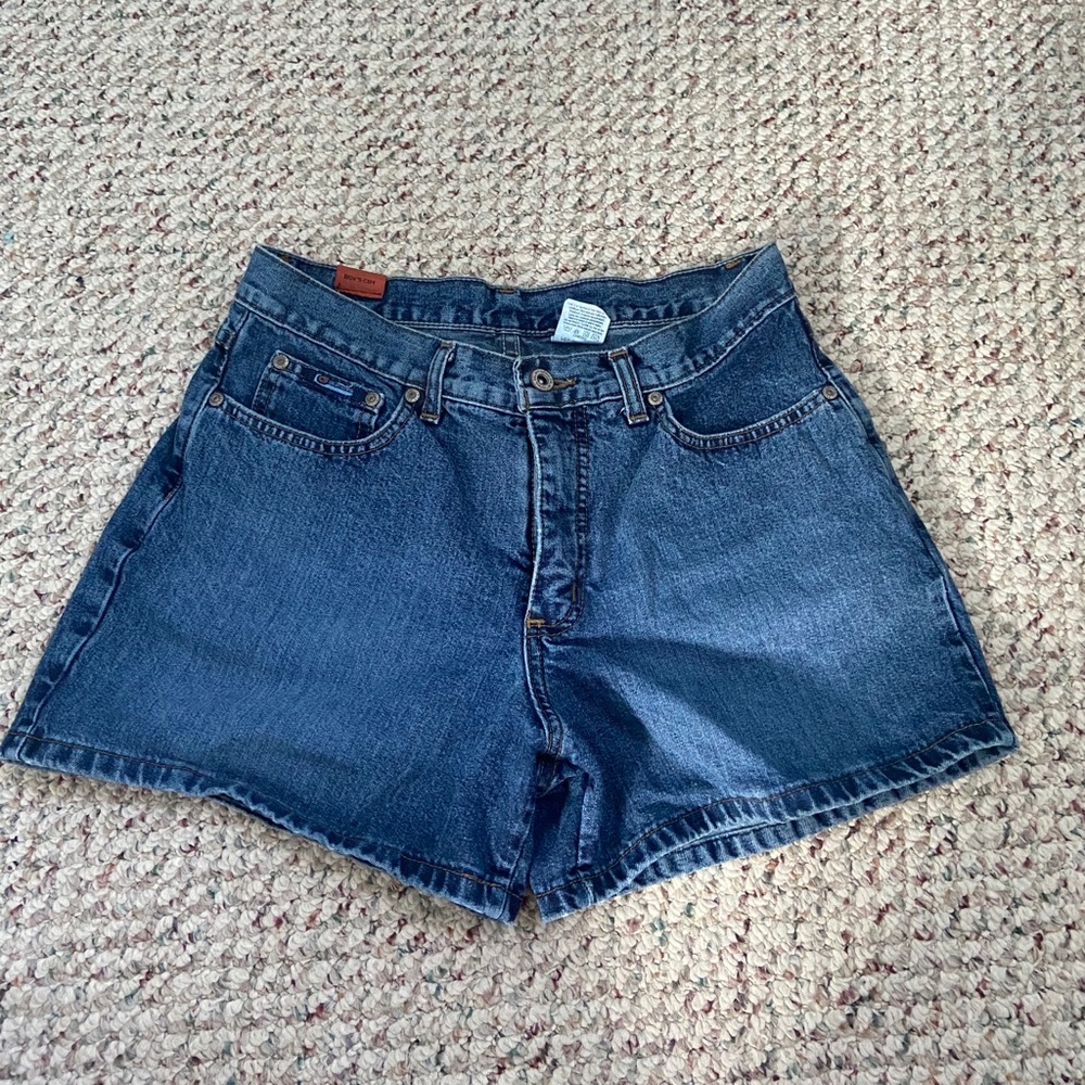 Vintage blue notes high rise denim jeans